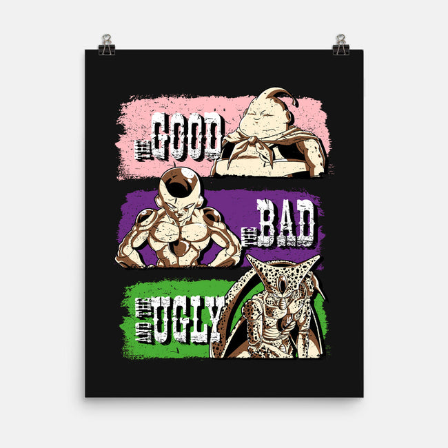 Good Bad Ugly DBZ-None-Matte-Poster-Diego Oliver