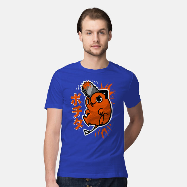 The Chainsaw Heart-Mens-Premium-Tee-BlancaVidal