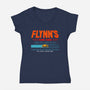 Enter The Grid 82-Womens-V-Neck-Tee-retrodivision