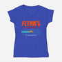Enter The Grid 82-Womens-V-Neck-Tee-retrodivision
