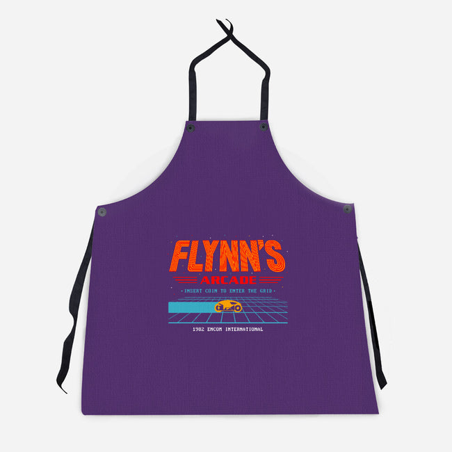 Enter The Grid 82-Unisex-Kitchen-Apron-retrodivision