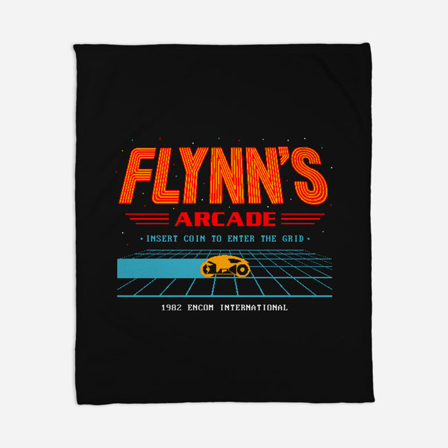 Enter The Grid 82-None-Fleece-Blanket-retrodivision