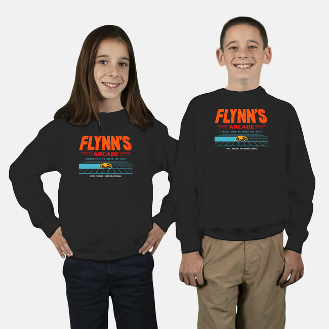 Enter The Grid 82-Youth-Crew Neck-Sweatshirt-retrodivision