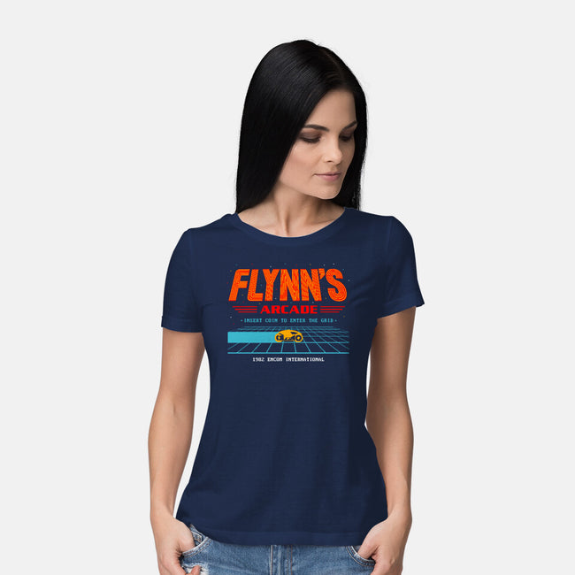 Enter The Grid 82-Womens-Basic-Tee-retrodivision