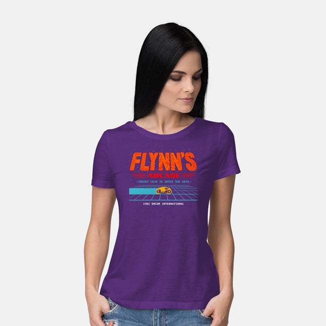 Enter The Grid 82-Womens-Basic-Tee-retrodivision