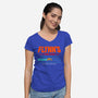 Enter The Grid 82-Womens-V-Neck-Tee-retrodivision