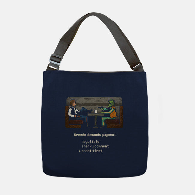 Greedo Demands Payment-None-Adjustable Tote-Bag-kg07