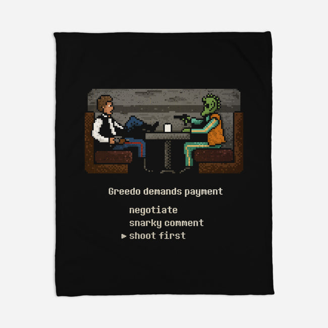 Greedo Demands Payment-None-Fleece-Blanket-kg07