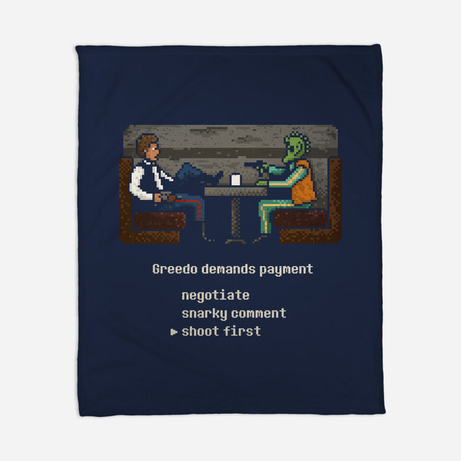 Greedo Demands Payment-None-Fleece-Blanket-kg07