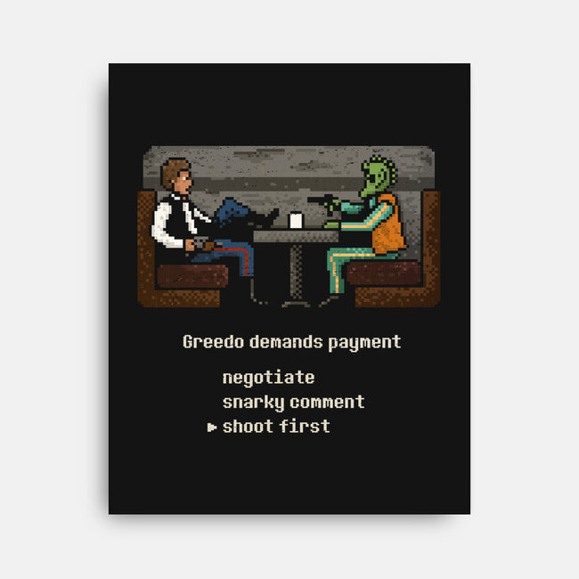 Greedo Demands Payment-None-Stretched-Canvas-kg07