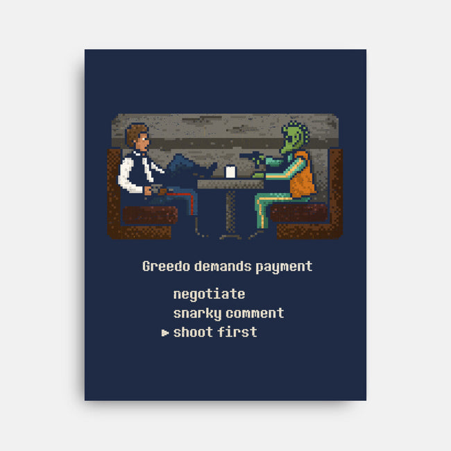 Greedo Demands Payment-None-Stretched-Canvas-kg07