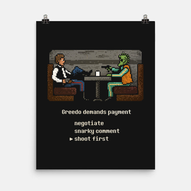 Greedo Demands Payment-None-Matte-Poster-kg07