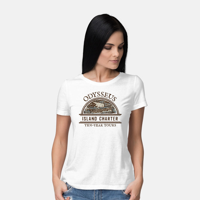Ten-Year Boat Tours-Womens-Basic-Tee-kg07