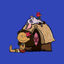 Happiness Is Considering The Coconut-None-Glossy-Sticker-DrawnByBryan