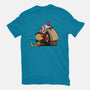 Happiness Is Considering The Coconut-Womens-Fitted-Tee-DrawnByBryan