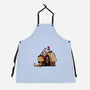 Happiness Is Considering The Coconut-Unisex-Kitchen-Apron-DrawnByBryan