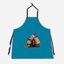 Happiness Is Considering The Coconut-Unisex-Kitchen-Apron-DrawnByBryan