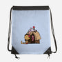 Happiness Is Considering The Coconut-None-Drawstring-Bag-DrawnByBryan