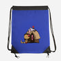 Happiness Is Considering The Coconut-None-Drawstring-Bag-DrawnByBryan