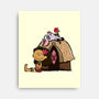 Happiness Is Considering The Coconut-None-Stretched-Canvas-DrawnByBryan
