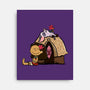 Happiness Is Considering The Coconut-None-Stretched-Canvas-DrawnByBryan