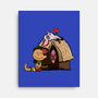 Happiness Is Considering The Coconut-None-Stretched-Canvas-DrawnByBryan