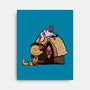 Happiness Is Considering The Coconut-None-Stretched-Canvas-DrawnByBryan