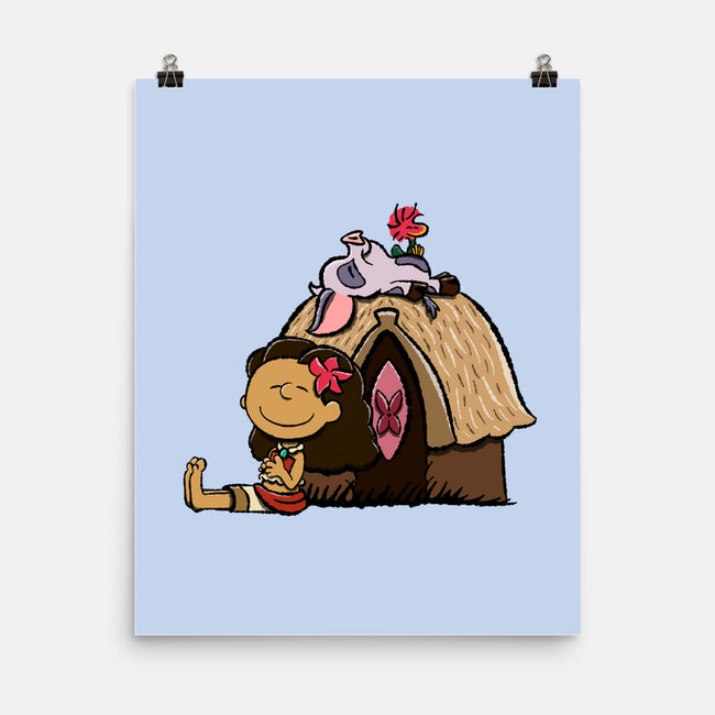 Happiness Is Considering The Coconut-None-Matte-Poster-DrawnByBryan