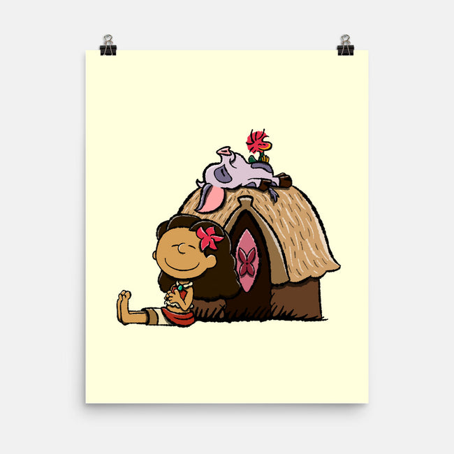 Happiness Is Considering The Coconut-None-Matte-Poster-DrawnByBryan