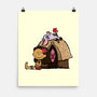 Happiness Is Considering The Coconut-None-Matte-Poster-DrawnByBryan