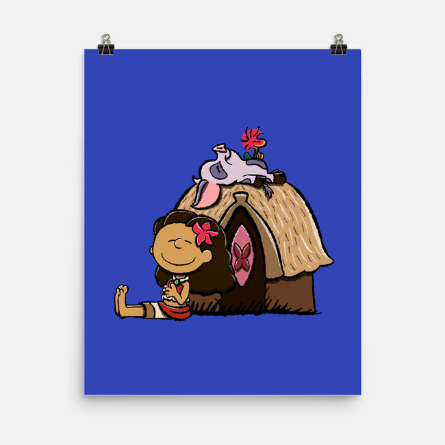 Happiness Is Considering The Coconut-None-Matte-Poster-DrawnByBryan