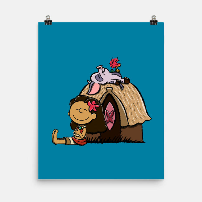Happiness Is Considering The Coconut-None-Matte-Poster-DrawnByBryan