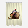 Happiness Is Considering The Coconut-None-Polyester-Shower Curtain-DrawnByBryan