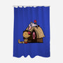 Happiness Is Considering The Coconut-None-Polyester-Shower Curtain-DrawnByBryan