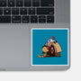 Happiness Is Considering The Coconut-None-Glossy-Sticker-DrawnByBryan