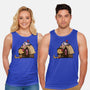 Happiness Is Considering The Coconut-Unisex-Basic-Tank-DrawnByBryan