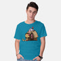 Happiness Is Considering The Coconut-Mens-Basic-Tee-DrawnByBryan