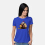 Happiness Is Considering The Coconut-Womens-Basic-Tee-DrawnByBryan