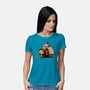 Happiness Is Considering The Coconut-Womens-Basic-Tee-DrawnByBryan