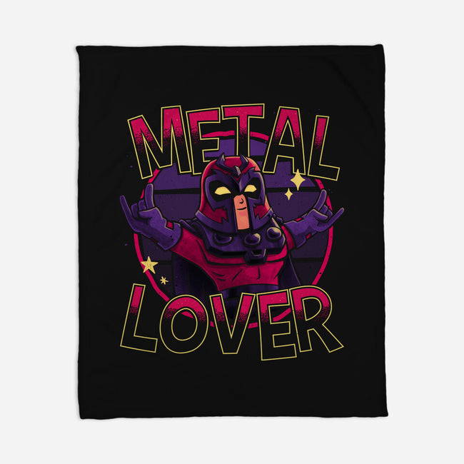 Metal Lover-None-Fleece-Blanket-teesgeex