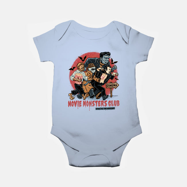 Movie Monsters Club-Baby-Basic-Onesie-glitchygorilla