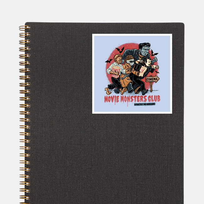 Movie Monsters Club-None-Glossy-Sticker-glitchygorilla