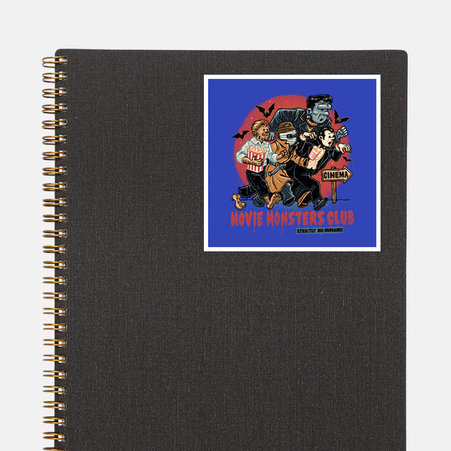 Movie Monsters Club-None-Glossy-Sticker-glitchygorilla
