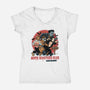 Movie Monsters Club-Womens-V-Neck-Tee-glitchygorilla