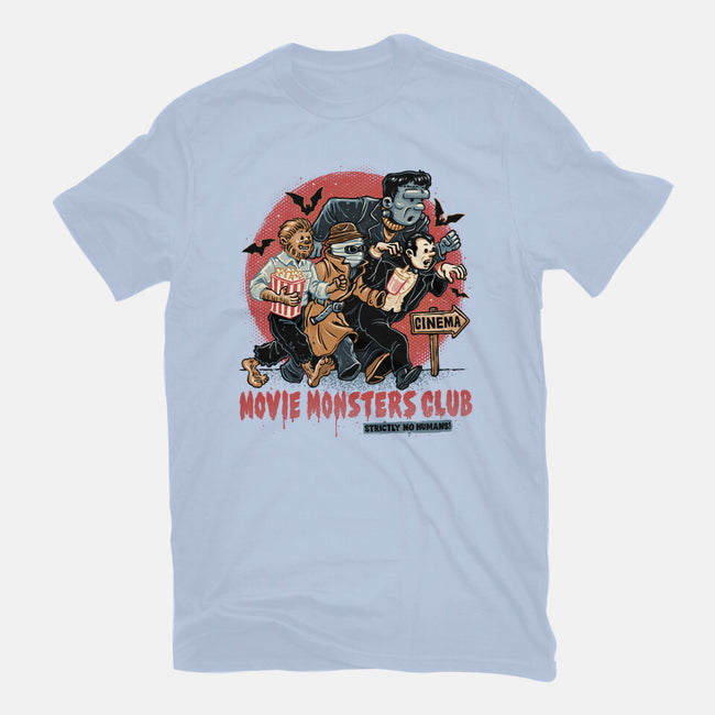 Movie Monsters Club-Womens-Basic-Tee-glitchygorilla