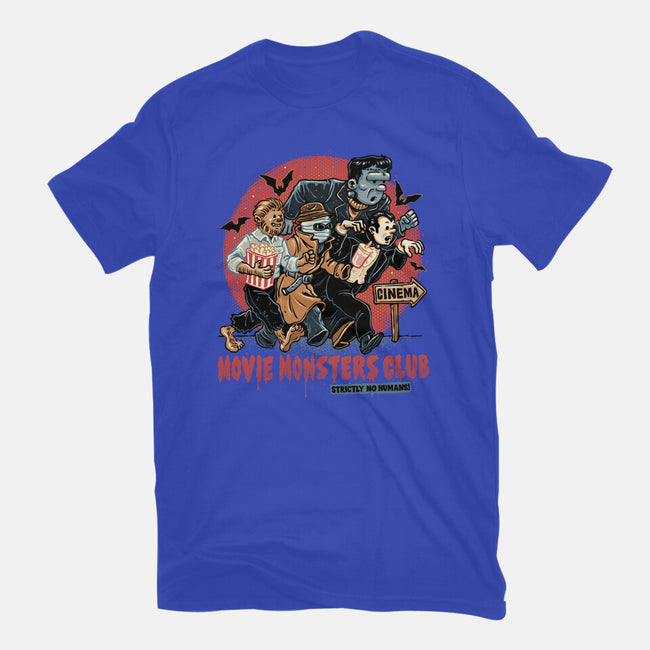 Movie Monsters Club-Womens-Basic-Tee-glitchygorilla