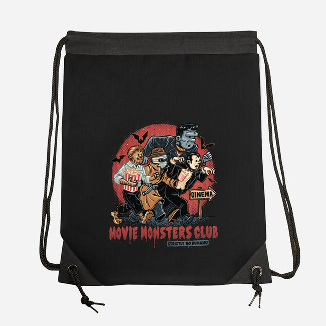 Movie Monsters Club-None-Drawstring-Bag-glitchygorilla