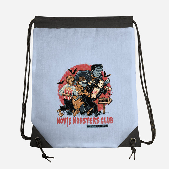 Movie Monsters Club-None-Drawstring-Bag-glitchygorilla