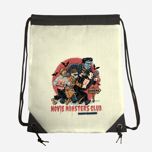 Movie Monsters Club-None-Drawstring-Bag-glitchygorilla