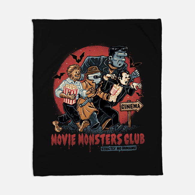 Movie Monsters Club-None-Fleece-Blanket-glitchygorilla